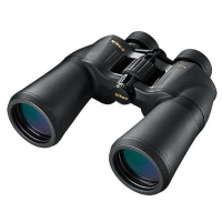 Nikon Aculon A211 Binoculars - 12x50mm BaK-4 Porro Prism Black Rubber-Coated