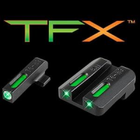 Truglo TFX Tritium/Fiber-Optic Day/Night Sight Set Steyr Mannlicher M-A1 C-A1 S-A1 L-A1 White Outline Front/Rear Green