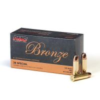 PMC Bronze Handgun Ammunition .38 Spl 132 gr. FMJ 917 fps 50/ct