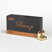 PMC Bronze Handgun Ammunition .45 ACP 185 gr JHP 900 fps 50/ct