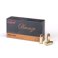 PMC Bronze Handgun Ammunition 9mm Luger 115 gr FMJ 1150 fps 50/ct