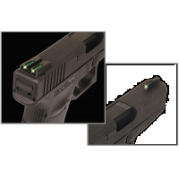 Truglo TFO Tritium/Fiber-Optic Day/Night Sights Fit Novak 1911 .260/.450 Front/Rear Green