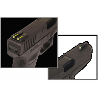 Truglo TFO Tritium/Fiber-Optic Day/Night Sights Fits Novak 1911 .260/.500 - Front Green/Rear Yellow