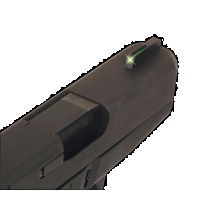 Truglo TFO Tritium/Fiber-Optic Day/Night Sights Fit Ruger LC9 / 9s / 380 - Front Green/Rear Green