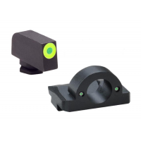 Ameriglo Ghost Ring Night Sight Set for Glock Models 17.19.26 - Green Outline