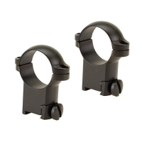 Leupold 2-Piece Solid Steel Ringmounts - Sako 1", Super High, Matte Black