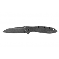 Kershaw Random Leek Reverse Tanto Assisted Folding Knife (3" BlackWash)