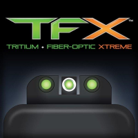 Truglo TFX Pro Tritium Fiber-Optic Day/Night Handgun Sight Fits S&W J-Frame - FRONT SIGHT ONLY - OrangeRN