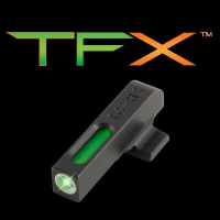 Truglo TFX Tritium/Fiber-Optic Day/Night Sights Beretta PX4 Storm Excluding Compact (Front Sight Only) - White Outline Front/Rear Green