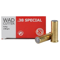 Sellier & Bellot Pistol & Revolver Ammo .38 Spl 148 gr WC 50/box