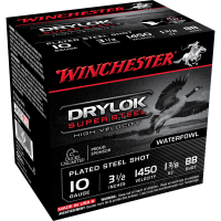 Winchester Supreme High-Velocity Drylok Super Steel Waterfowl 10 ga 3 1/2" MAX 1 3/8 oz #BB 1450 fps - 25/box