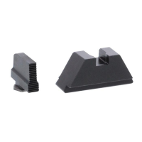 Ameriglo XL Suppressor Height Sight Set for All Glock Models (Except 42& 43)- Black