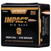 Speer Impact Big Game Rifle Bullets .308 Win 150gr TIPPED PLATED CB 50/ct