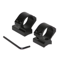 Talley Lightweight Alloy Scope Mounts - Black Anodized - 1" - Low,  Weatherby Accumark - Magnum - Mark V (9 LUG)