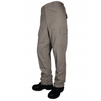 Tru-Spec BDU Basic Pants - 6.5oz. 65/35 Polyester Cotton Rip-Stop Zip Fly Closure Khaki Large