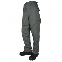 Tru-Spec BDU Basic Pants - 6.5oz. 65/35 Polyester Cotton Rip-Stop Zip Fly Closure Olive Drab Large