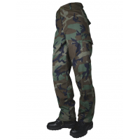 Tru-Spec BDU Basic Pants - 6.5oz. 65/35 Polyester Cotton Rip-Stop Zip Fly Closure Woodland Medium