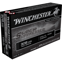 Winchester Super Suppressed Rifle Ammunition .308 Win 180 gr OTR 1060 fps 20/ct