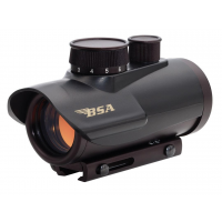 BSA Illuminated Red Dot Sight 1x30mm 5 MOA Red Dot - Black