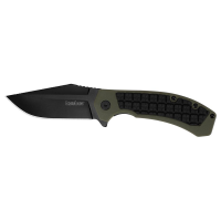 Kershaw Faultline Liner Lock Knife Green/Black GFN (3" Black)