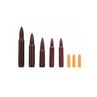 A-Zoom Metal Snap Caps Variety Pack Top Rifle 2-.223, 3-.22 plastic, 1 each .308 30-06 7.62