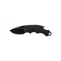 Kershaw Shuffle Folding Steel Knife, 2-1/4" Blade, All Black