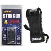 Sabre 600,000 Volt Mini-Stun Gun with LED - Black