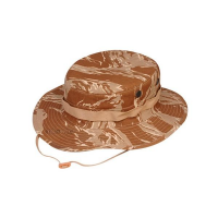 Tru-Spec Military Boonie Hat - 100% Cotton Rip-Stop Desert Tiger Stripe Medium
