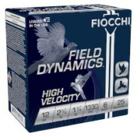 FIOCCHI 12GA HV 2-3/4 1-1/4OZ #6 1330FPS 25RD