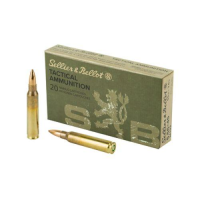 Sellier & Ballot M193 Rifle Ammunition 5.56mm 55gr FMJ 3300 fps 20/ct