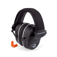 Radians R2500 Passive Earmuff 37dB Black with 2 Ear Plugs