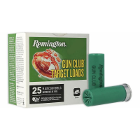 Remington Gun Club Target Load 12 ga 2 3/4" 2 3/4 dr 1 oz #8 1185 fps 25/box