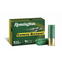 Remington Express Buckshot Shotgun Ammo 12 ga 2 3/4" 3 3/4 dr 16 plts #1B 1250 fps 5/ct