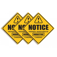 Moultrie Trail Camera Surveillance Signs (3-pack)