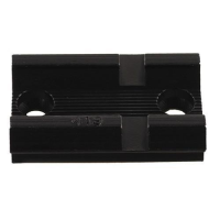 Weaver Standard Top Mount Aluminum Scope Base - Matte - #419M - FRONT Browning A-Bolt