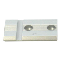 Weaver Standard Top Mount Aluminum Scope Base - Silver - #36S - S&W 1500, 1600, 1700 REAR