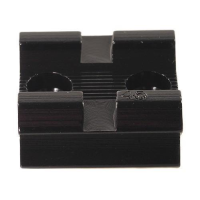 Weaver Standard Top Mount Aluminum Scope Base - Gloss Black - #45 - FRONT/REAR Modern Muzzleloader, Springfield