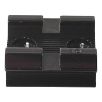 Weaver Standard Top Mount Aluminum Scope Base - Gloss Black - #55 - REAR High Standard