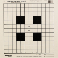 Champion Official NRA Targets TG-53, 100 yd., Scope Sighting-In, 12/Pack