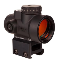 Trijicon MRO HD 1x25 Red Dot Sight Adjustable 68 MOA Reticle with a 2.0 MOA Dot; Full Co-witness Mount