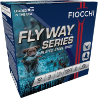 Fiocchi Flyway Steel Shotshells 12ga 3" 1-1/5oz 1550fps #2 25/ct