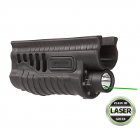 Nightstick Shotgun Forend Light with Green Laser Black for Remington 870/TAC-14