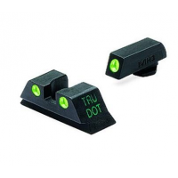 Meprolight Tru-Dot Night Sight Set - Glock 9mm, .357 Sig, 40 S&W, .45 GAP Fixed Set TD Suppressor Height Green/Green