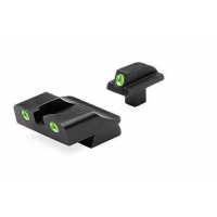 Meprolight Night Sights Colt 1911 Government/Commander Fixed Night Sight - Green Front & Green Rear