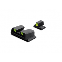 Meprolight Smith & Wesson Tru-Dot Night Sight Set - TD M&P Full Size, Compact. 9mm .40 Fixed Set, Green