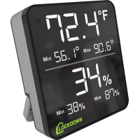 Lockdown Digital Hygrometer