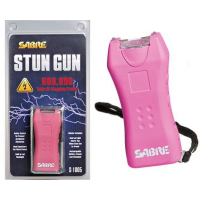 Sabre 600,000 Volt Mini-Stun Gun with LED - Pink
