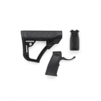 Daniel Defense Buttstock Pistol Grip & M-LOK Vertical Foregrip Combo - Black