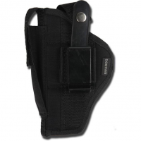 Bulldog Extreme Handgun Holster with Belt Loop and Clip for Mini Semi Autos Ruger LCP Black Ambi