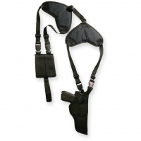 Bulldog Deluxe Shoulder Holster for Revolvers 3" - 4" Barrels Black Ambi